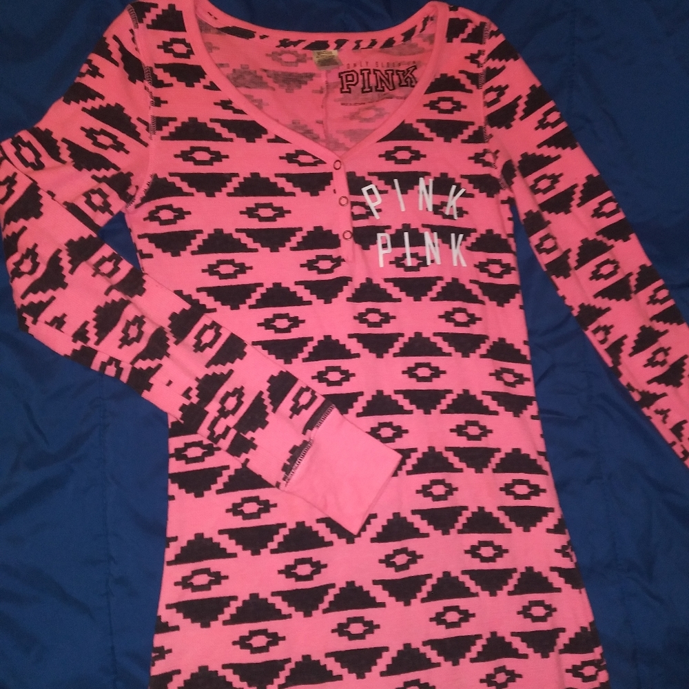 Victoria Secret Onsie with bottom Snap flap (Jammies)